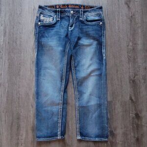 Rock Revival Arista Capri Crop Denim Jeans -  Women's 28